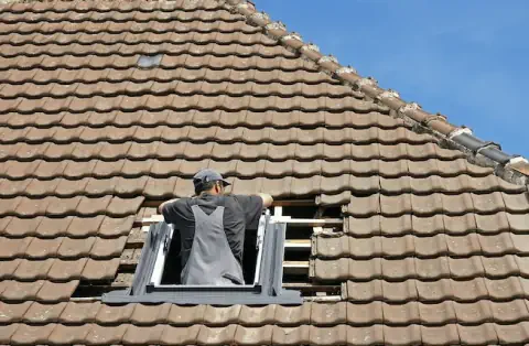 Pose de velux - L'Absie